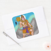 Carré Sticker Lord Hanuman (Enveloppe)