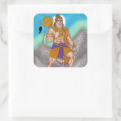 Carré Sticker Lord Hanuman (Sac)