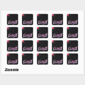 CARRÉ STICKER LUNA (Feuille)