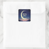 Carré Sticker Lune - Magique Céleste (Sac)