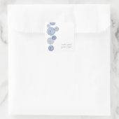 Carré Sticker Mariage Blue Twine Globes (Sac)