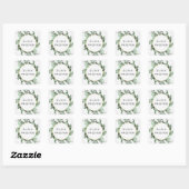 Carré Sticker Mariage Eucalyptus Greenery (Feuille)