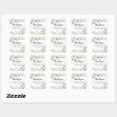 Carré Sticker Mariage Feuille de verdure simple (Feuille)