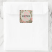 Carré Sticker Mariage Rustique Spring Blossoms (Sac)