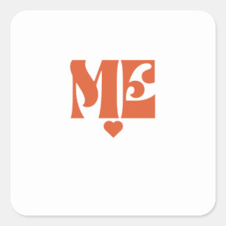 Carré Sticker "Me" - Embrassez votre individualité