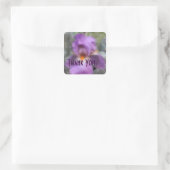 Carré Sticker Merci Fleur Iris Lavender (Sac)