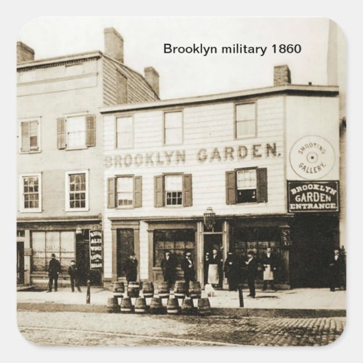 Carré Sticker militaire de Brooklyn (Devant)