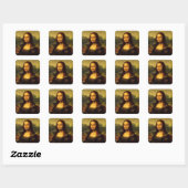 Carré Sticker Mona Lisa (Feuille)