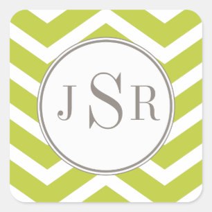 Carré Sticker Monogram Chevron