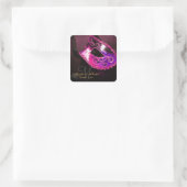 Carré Sticker Monogram Elegant Masquerade Rose (Sac)