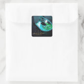 Carré Sticker Monogramme turquoise Masquerade (Sac)
