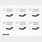 Carré Sticker Monsterville "Ce Livre Appartient À" (Feuille)