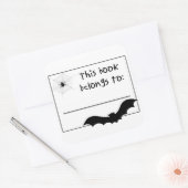 Carré Sticker Monsterville "Ce Livre Appartient À" (Enveloppe)