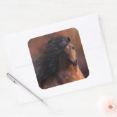 Carré Sticker Morgan Horse (Enveloppe)