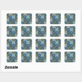 Carré Sticker Moroccan Zelij* Ceramic (Feuille)