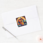 Carré sticker Music Love (Enveloppe)