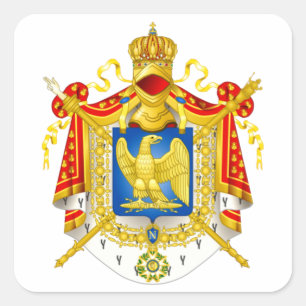 Carré Sticker Napoléon de la côte des armes