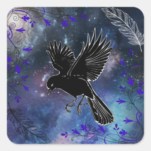 Carré Sticker Night Raven