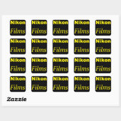 Carré Sticker Nikon Films (Feuille)