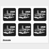 Carré Sticker Nimitz du porte-avions (Feuille)