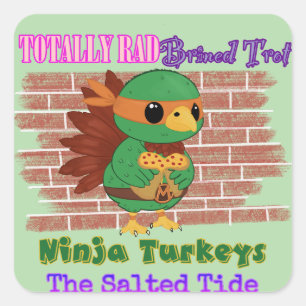 Carré Sticker Ninja Trotters 2024