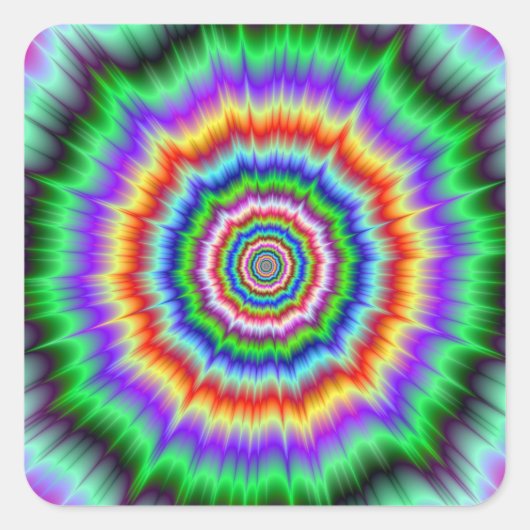 Carré Sticker Oeil Boggling Explosion (Devant)