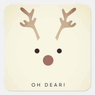 Carré Sticker Oh Deer