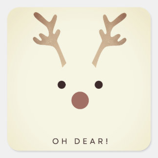 Carré Sticker Oh Deer