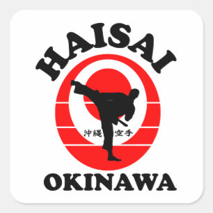 Carré Sticker Okinawa Karate Haisai