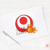 Carré Sticker Okinawan Shisa (Enveloppe)