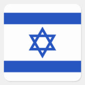 Carré Sticker Pack Drapeau d'Israël (Devant)