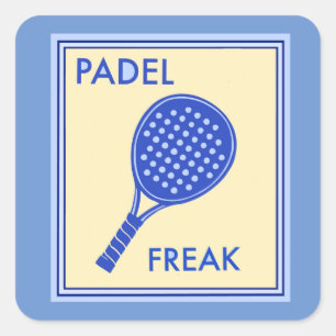 Carré Sticker PADEL FREAK