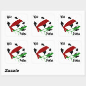 Carré Sticker Panda (Feuille)