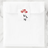 Carré Sticker Panda and Balloons (Sac)