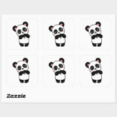 Carré Sticker Panda Little Cute (Feuille)