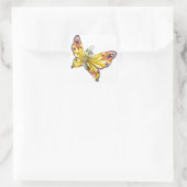Carré Sticker Papillon/Papillon cartonné mou (Sac)