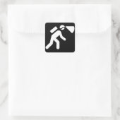 Carré Sticker pare-chocs Caver (Sac)