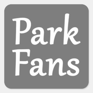 Carré Sticker ParkFans