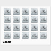 Carré Sticker - Parties scintillant Fab future Mme. (Feuille)
