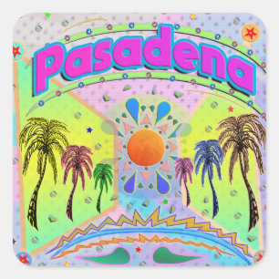 Carré Sticker Pasadena Calm Desire