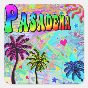 Carré Sticker Pasadena Vivid Romance