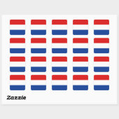 Carré Sticker Pays-Bas Flag (Feuille)