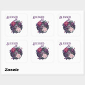 Carré Sticker Pentacle Wiccan Lavender Pyrenees (Feuille)