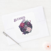 Carré Sticker Pentacle Wiccan Lavender Pyrenees (Enveloppe)