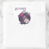 Carré Sticker Pentacle Wiccan Lavender Pyrenees (Sac)