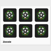 Carré Sticker Pentacle Yuletide (Feuille)