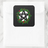 Carré Sticker Pentacle Yuletide (Sac)