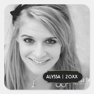 Carré Sticker photo 311-Personnalisable