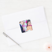 Carré Sticker photo Mariage simple (Enveloppe)