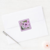 Carré Sticker photo Pretty Purple Petunia (Enveloppe)